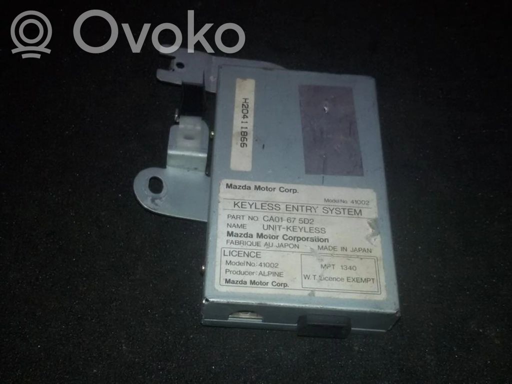 Other control units/modules   CA01675D2,CA01675D2