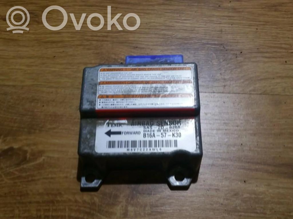 Airbag control unit/module   B16A57K30,B16A57K30,8268,B16A57K30,B16A57K30,SAS2D