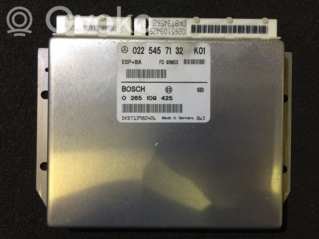 Mercedes-Benz A W168 Unitate control ESP (sistem de stabilitate) 