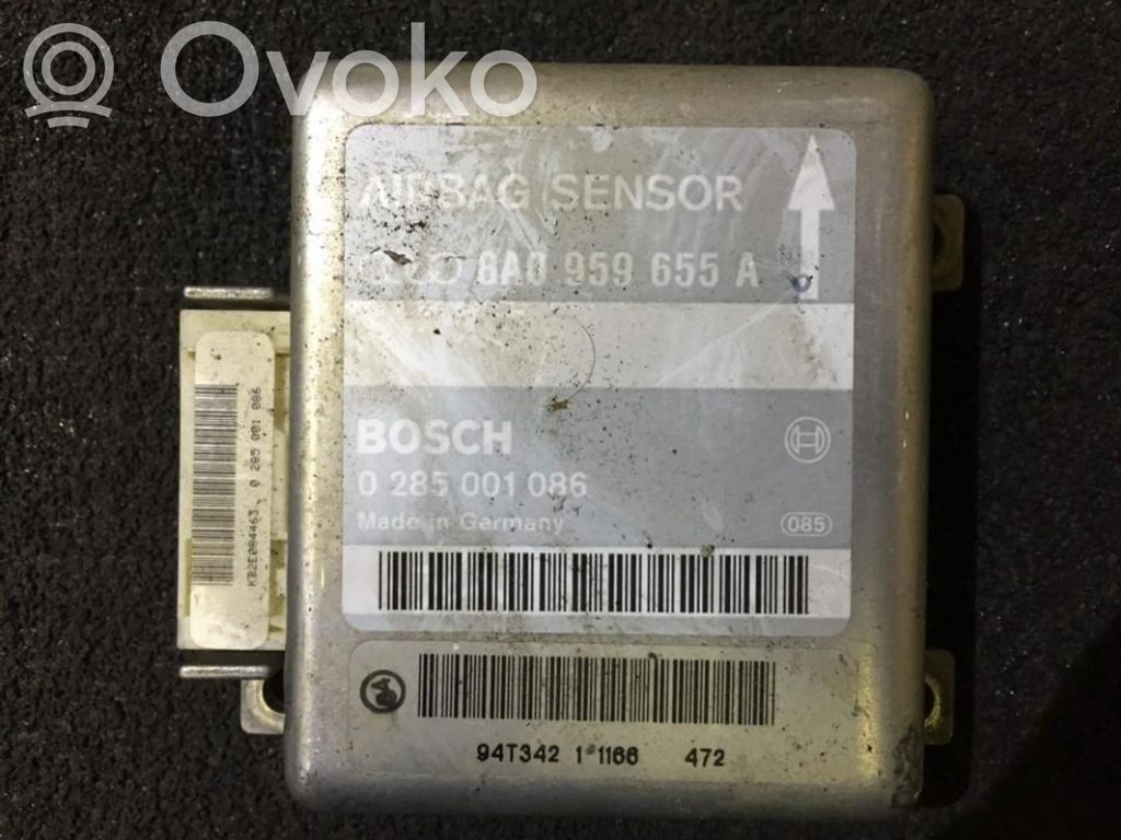 Unidad de control/módulo del Airbag   8A0959655A,0285001086,0285001086,1166,8A0959655A,94T342