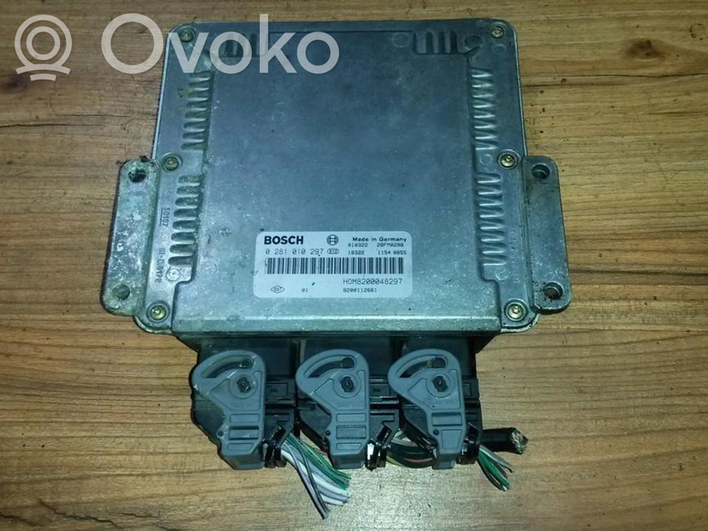 Unidad de control/módulo del motor   0281010297,HOM8200048297,0281010297,HOM8200048297