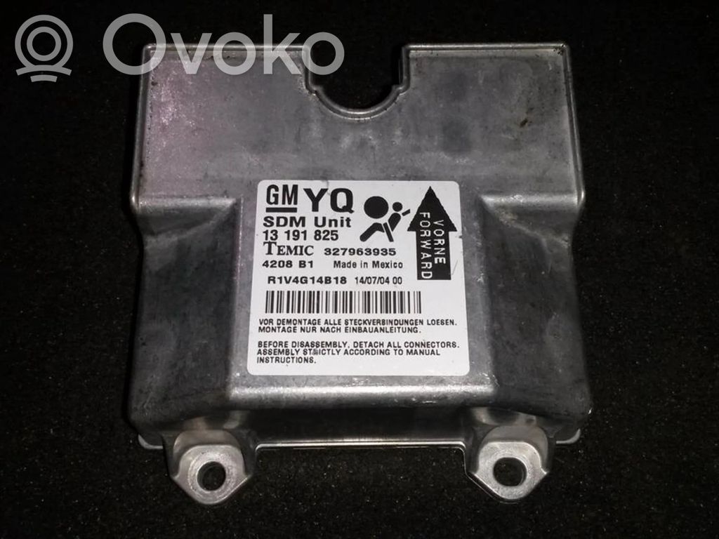Opel Astra H Unitate/modul de comandă airbaguri 