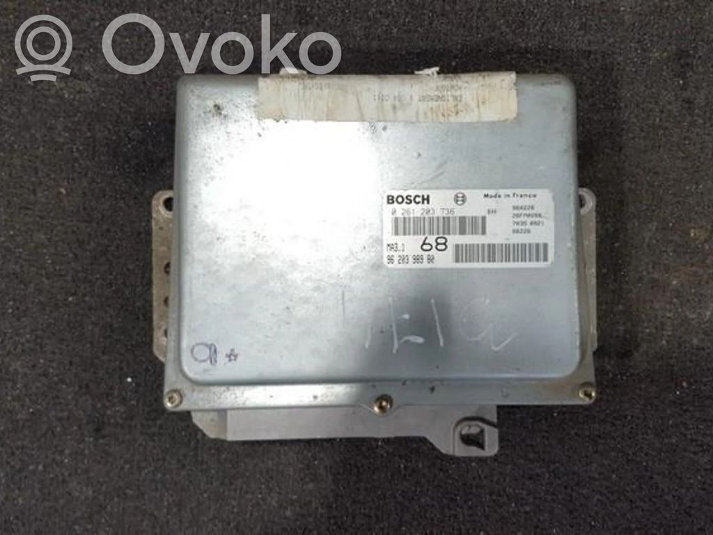 Unidad de control/módulo del motor   0261203736,9620398980,0261203736,9620398980