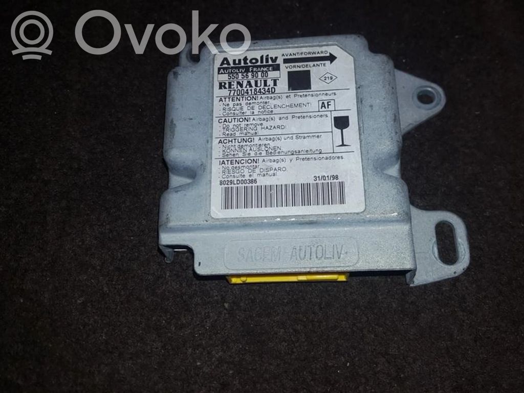 Renault Scenic I Centralina/modulo airbag 