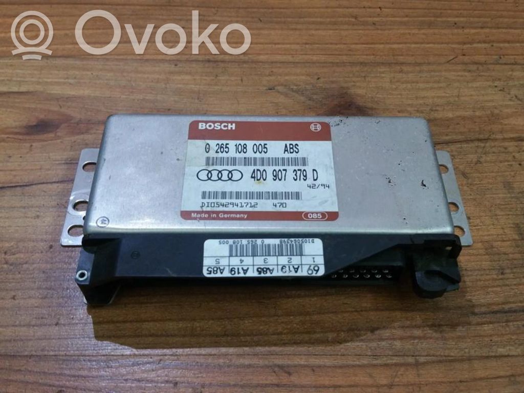Unidad de control/módulo del ABS   0265108005,4D0907379D,0265108005,4D0907379D