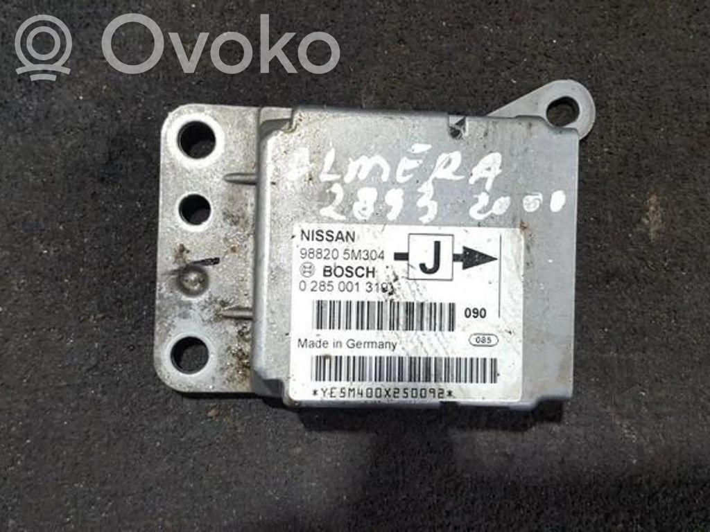 Nissan Almera N16 Centralina/modulo airbag