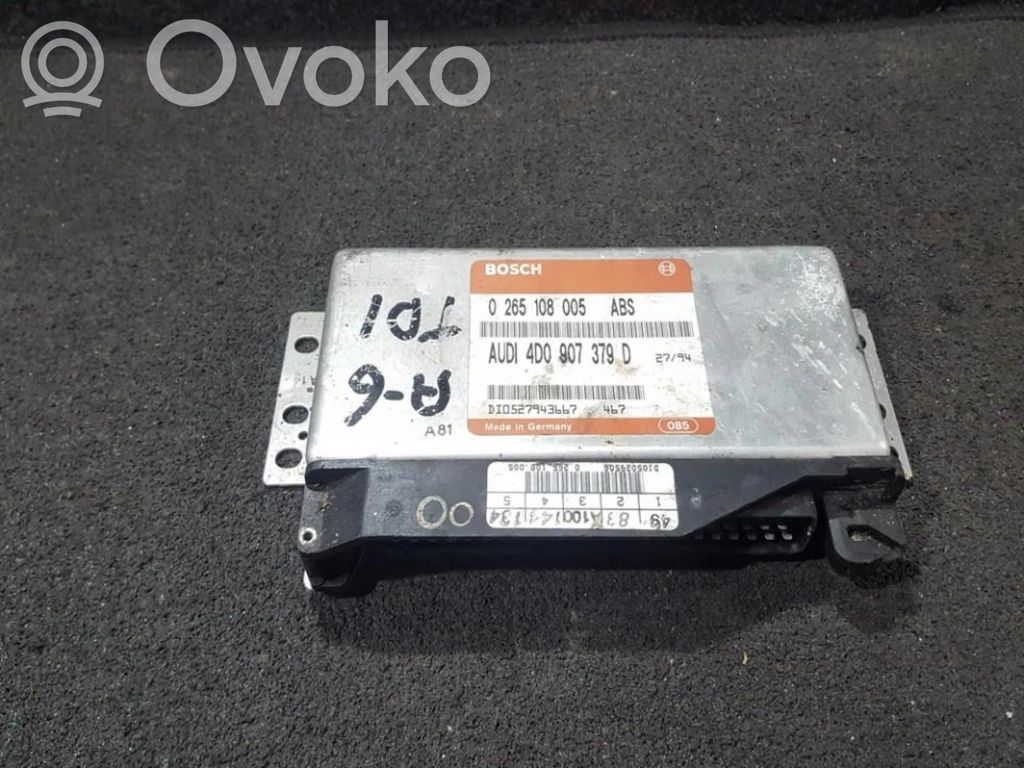 ABS control unit/module   0265108005,4D0907379D,0265108005,4D0907379D,DI0527943667