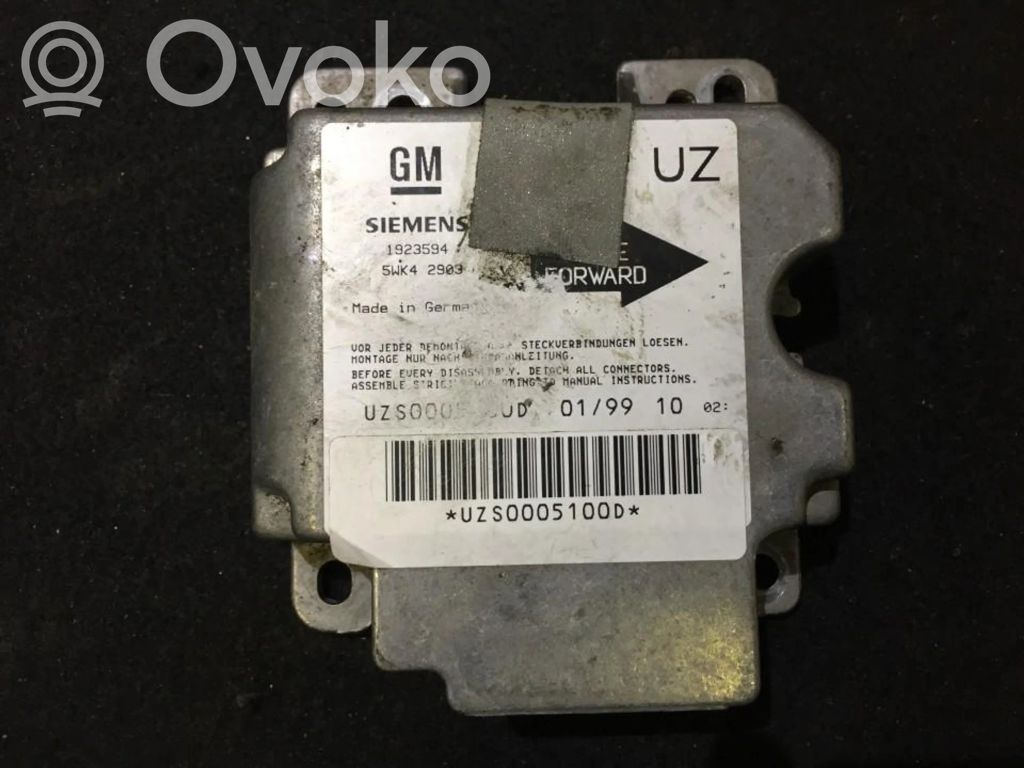 Centralina/modulo airbag   09180801UZ,5WK42903,09180801UZ,1923594,5WK42903