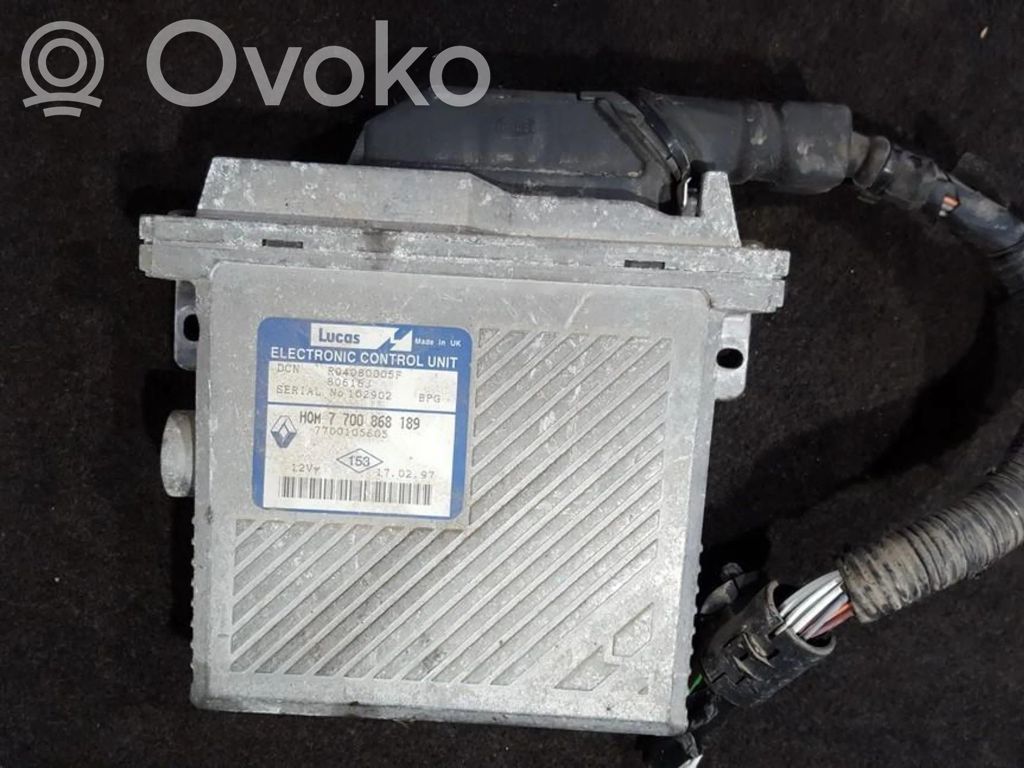 Engine control unit/module   HOM7700868189,7700105605,7700105605,HOM7700868189,R04080005F