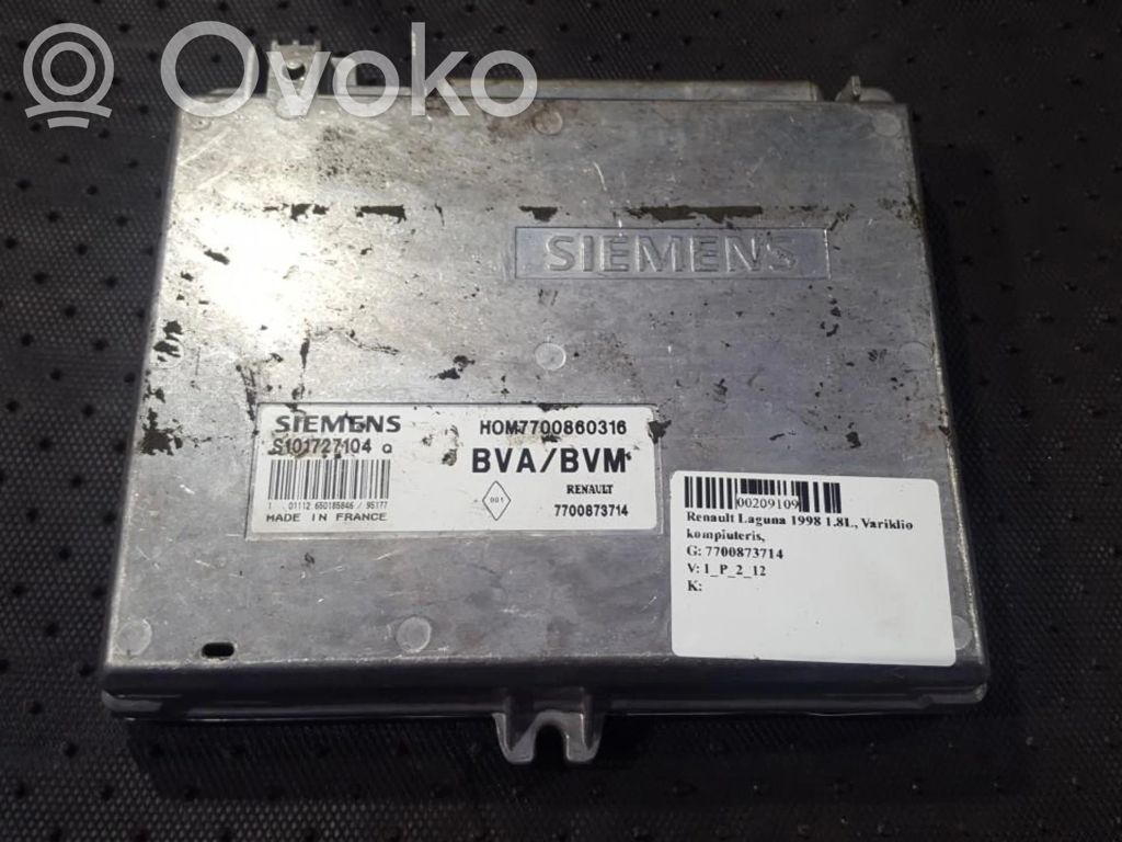 Sterownik / Moduł ECU   7700873714,HOM7700860316,7700873714,HOM7700860316