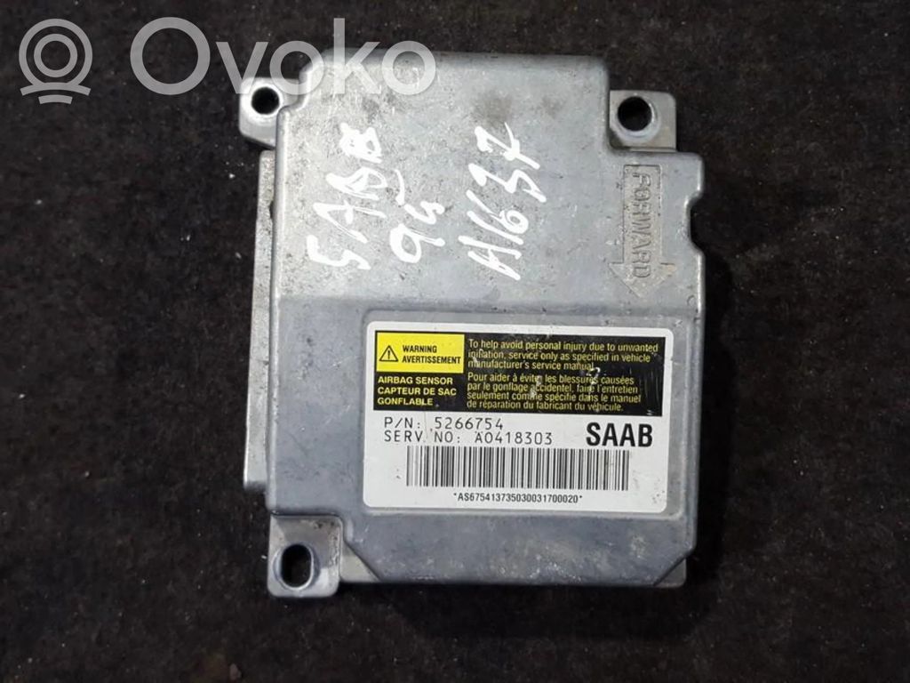 Saab 9-5 Airbag control unit/module 