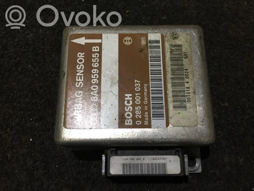 Airbag control unit/module   8A0959655B,0285001037,0285001037,8A0959655B