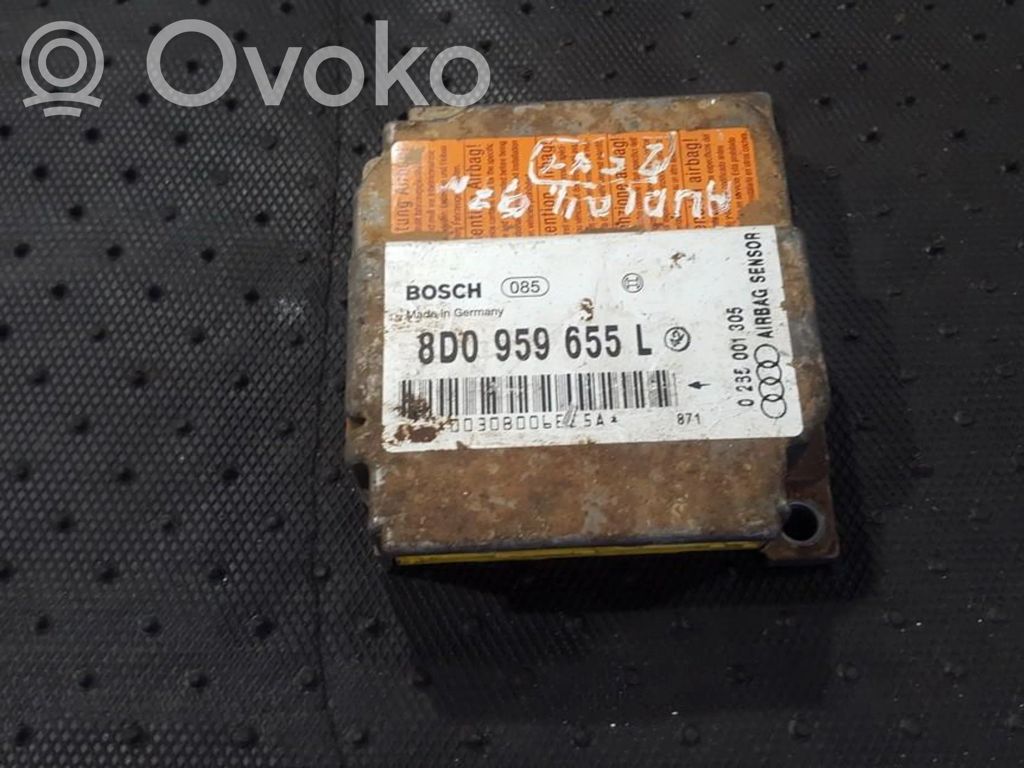 Audi A4 S4 B5 8D Unitate/modul de comandă airbaguri 
