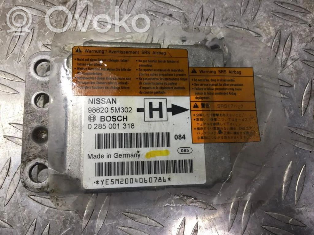 Sterownik / Moduł Airbag   0258001318,988205M302,0258001318,988205M302