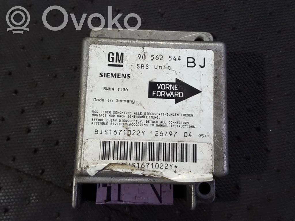 Opel Astra F Centralina/modulo airbag