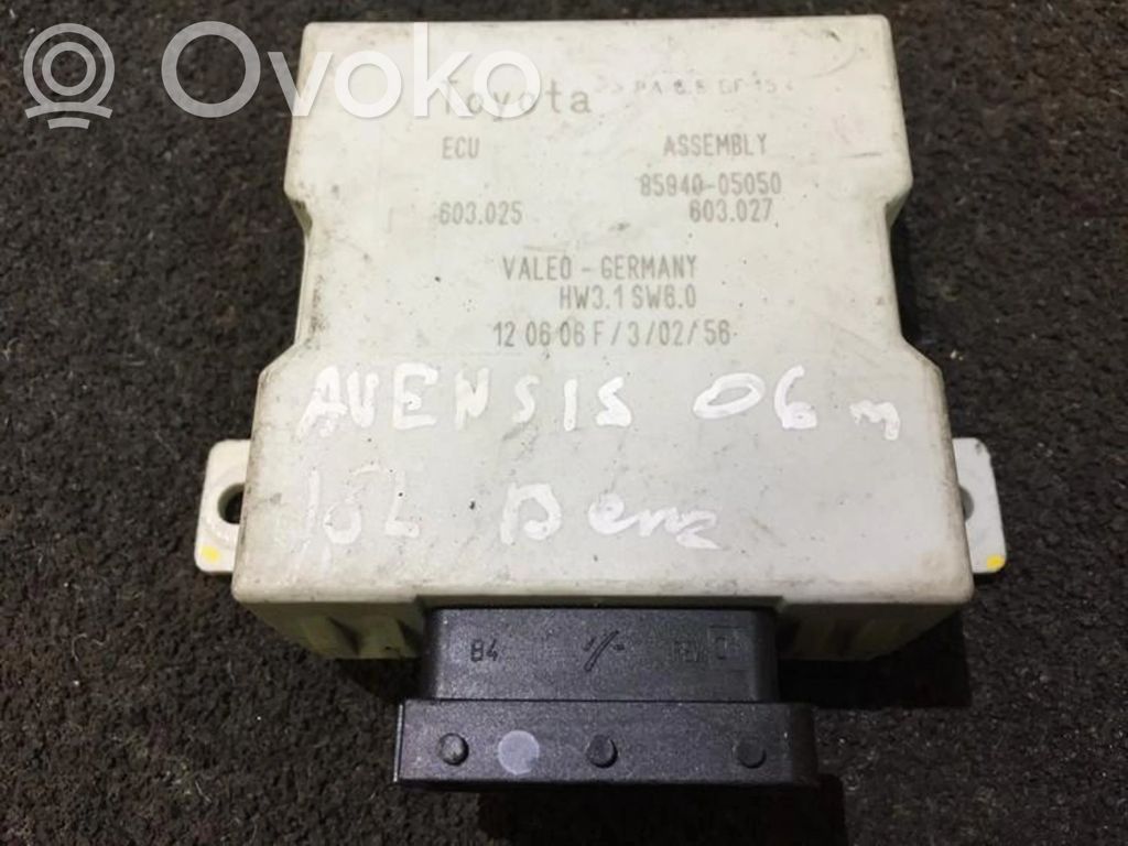 Toyota Avensis T250 Relè tergicristallo 