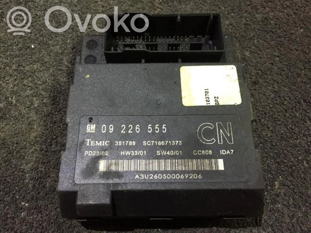 Opel Vectra C Modulo comfort/convenienza 