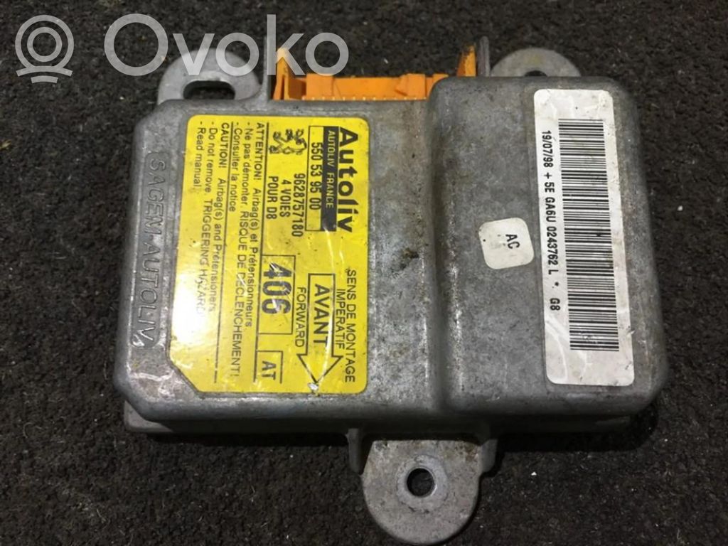 Unidad de control/módulo del Airbag   9628757180,550339500,550339500,9628757180