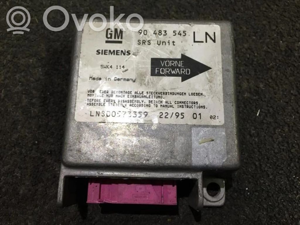 Opel Corsa B Airbag control unit/module 