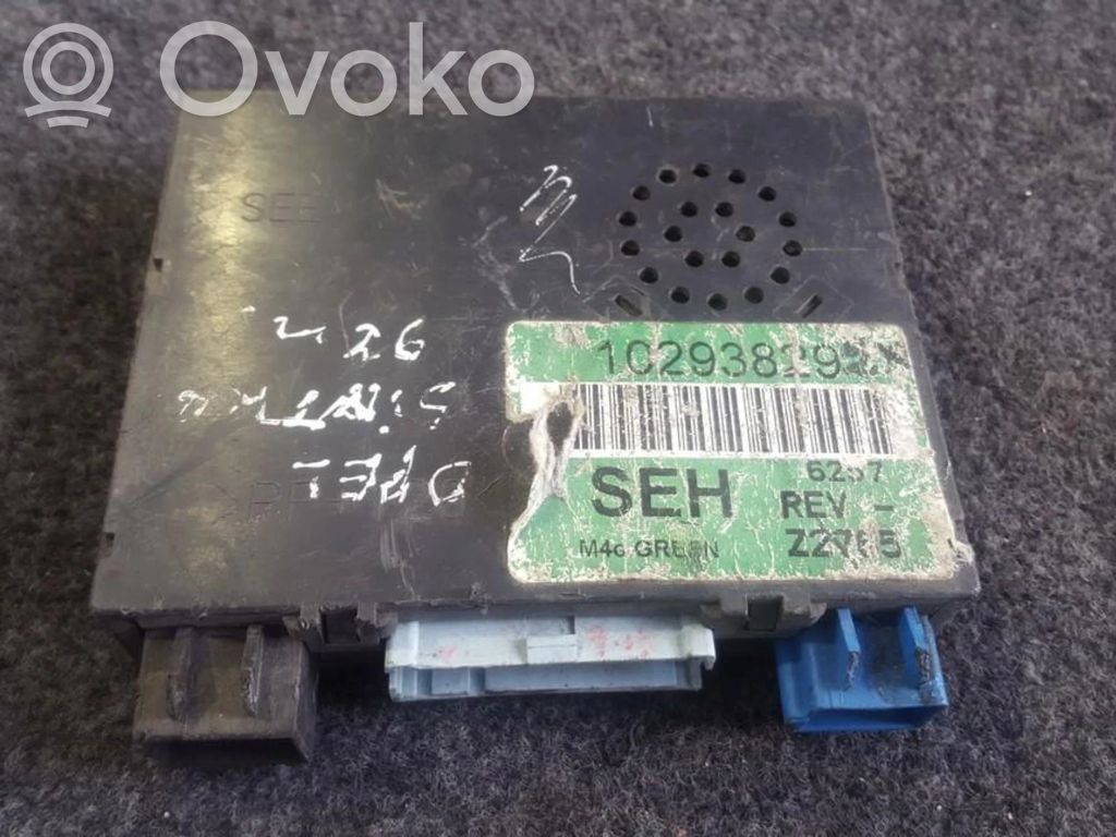 Opel Sintra Other control units/modules 