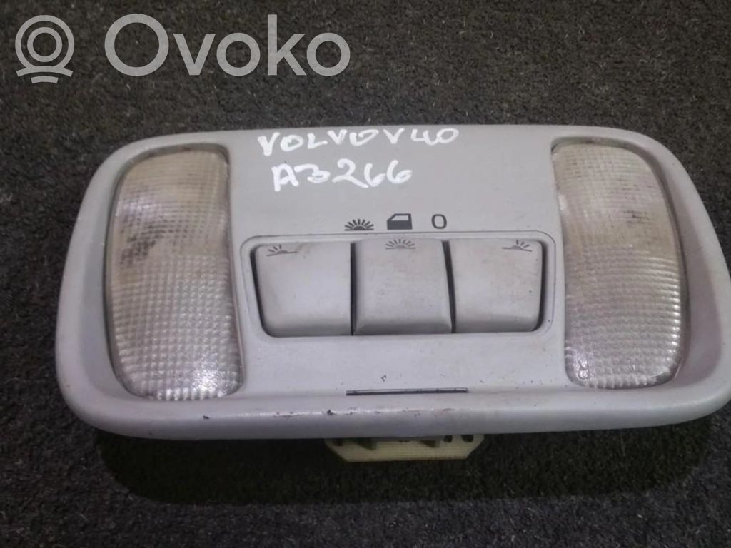 Volvo S40, V40 Éclairage lumière plafonnier avant 