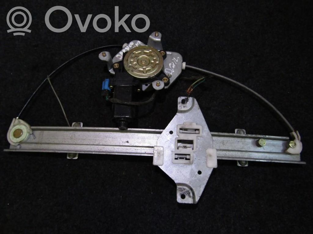 Regulador con motor de la ventanilla de la puerta corredera