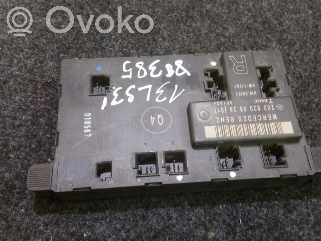 Mercedes-Benz C W203 Centralina/modulo portiere 
