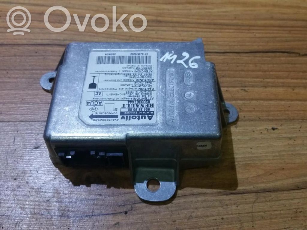 Module de contrôle airbag   8200367444,604289600,604289600,8200367444