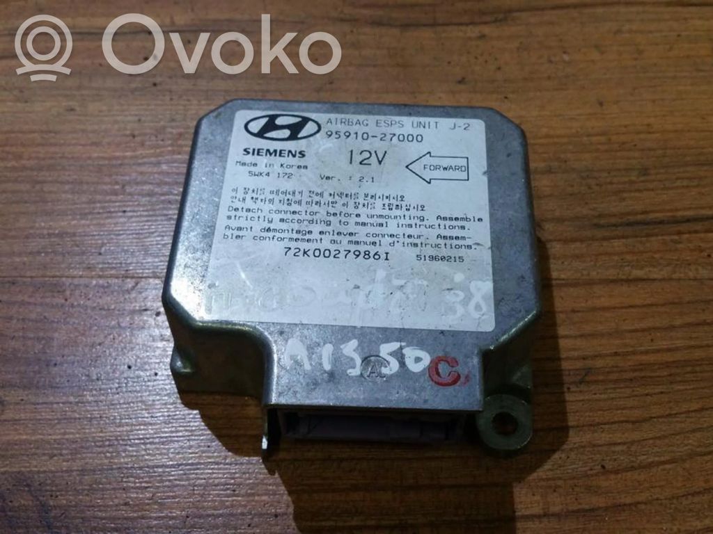 Hyundai Coupe Unitate/modul de comandă airbaguri 