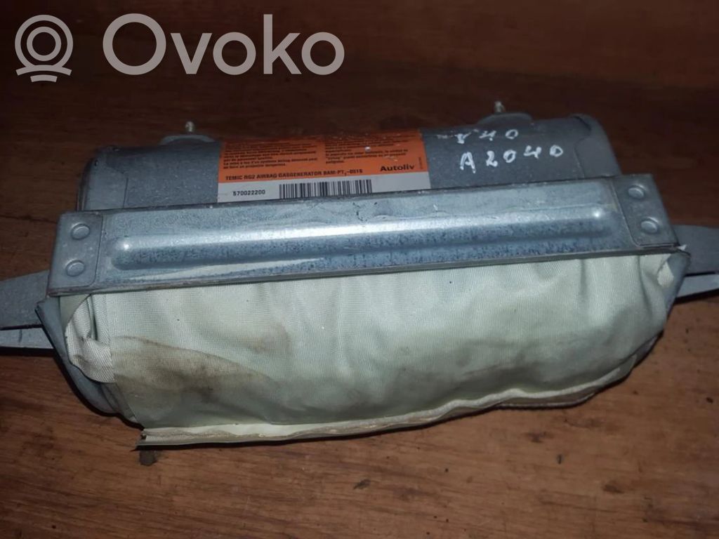 Volvo S40, V40 Airbag del pasajero 
