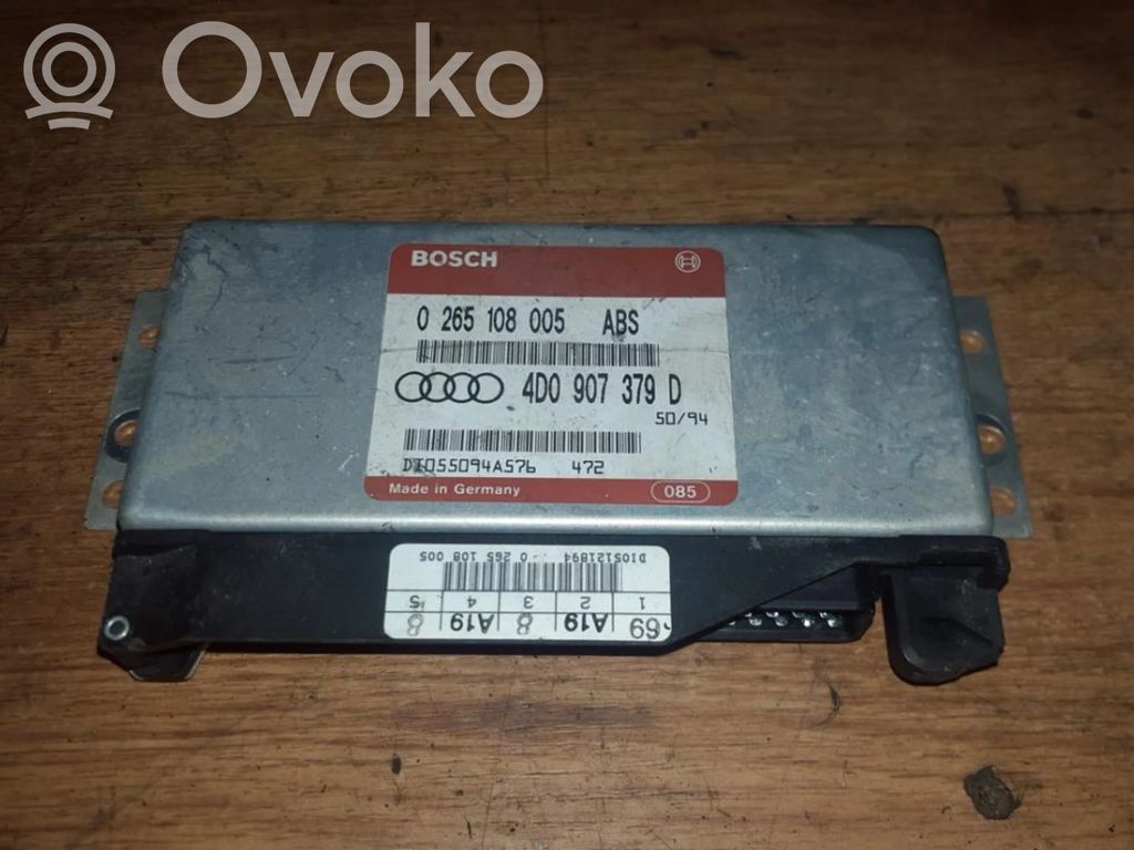 ABS-ohjainlaite/moduuli   4D0907379D,0265108005,0265108005,4D0907379D