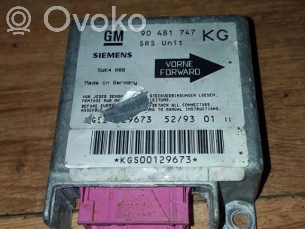 Airbag control unit/module   90481747KG,5WK4088,5WK4088,90481747KG