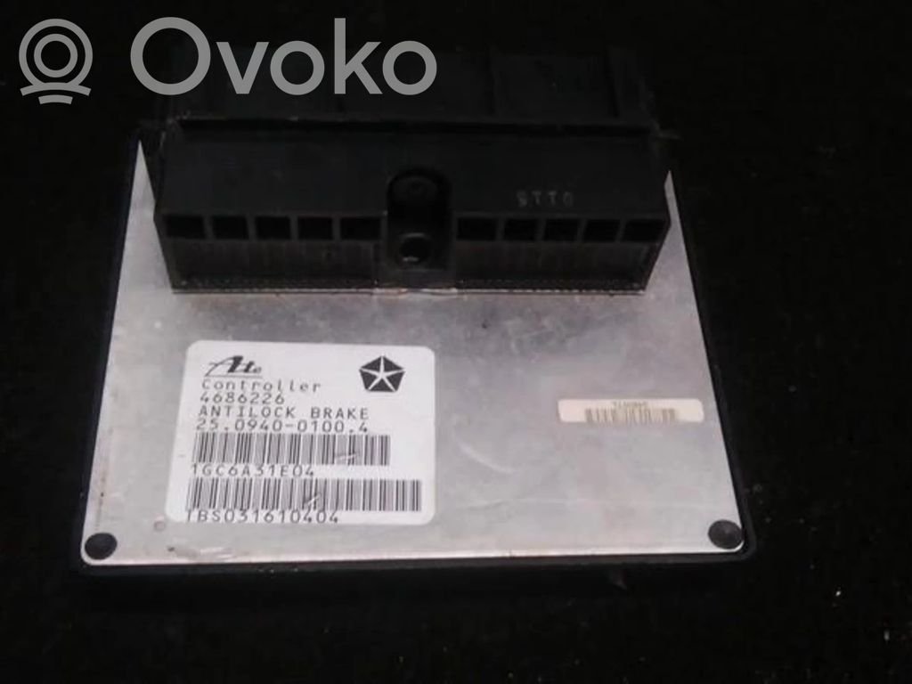 ABS-ohjainlaite/moduuli   4686226,25094001004,1GC6A31E04,25094001004,4686226,TBS031610404