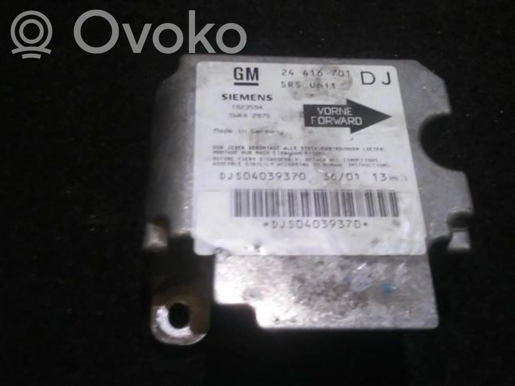 Opel Vectra B Centralina/modulo airbag 