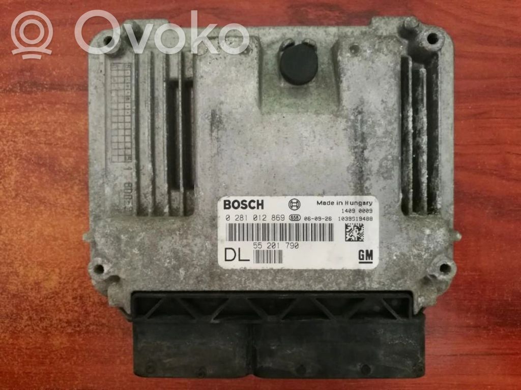 Unidad de control/módulo del motor   0281012869,55201790,0281012869,55201790