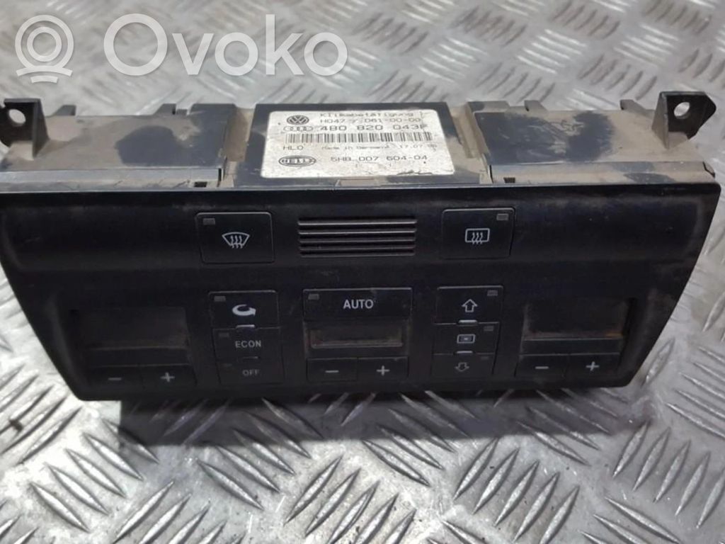 Panel klimatyzacji   4B0820043F,5HB00760404,4B0820043F,5HB00760404
