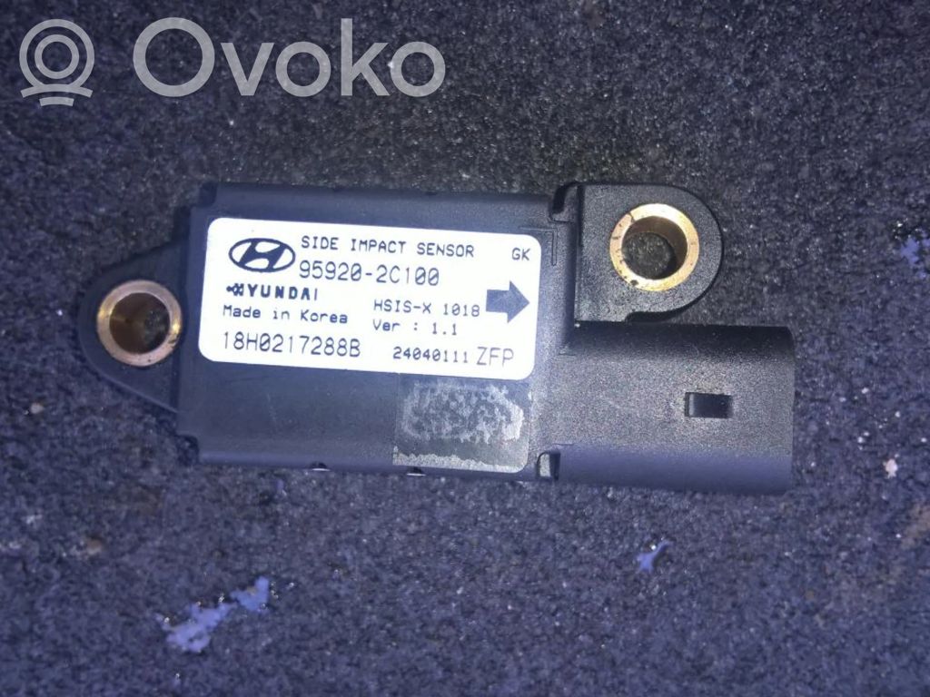 Sensor impacto/accidente para activar Airbag   959202C100,959202C100,18H0217288B,959202C100,959202C100