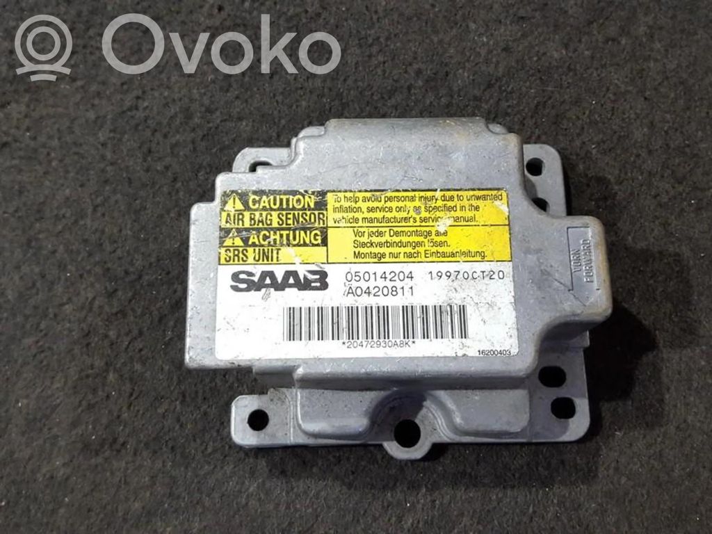 Airbag control unit/module   05014204,19970CT20,05014204,19970CT20,A0420811