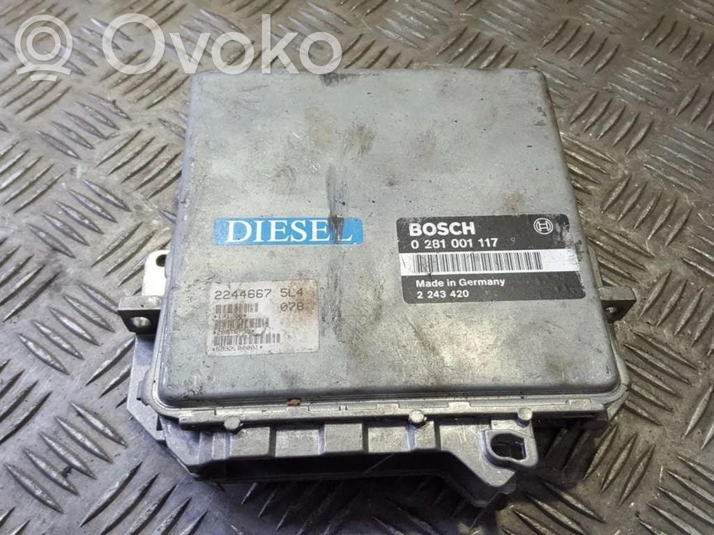 Engine control unit/module   0281001117,2243420,0281001117,2243420