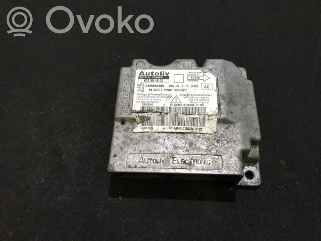 Peugeot 407 Unitate/modul de comandă airbaguri 