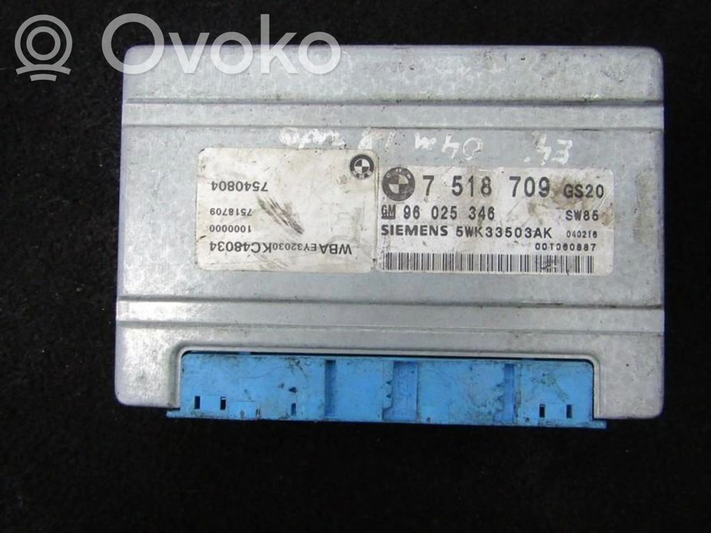 Unidad de control/módulo de la caja de cambios   7518709,96025346,5WK33503AK,7518709,96025346