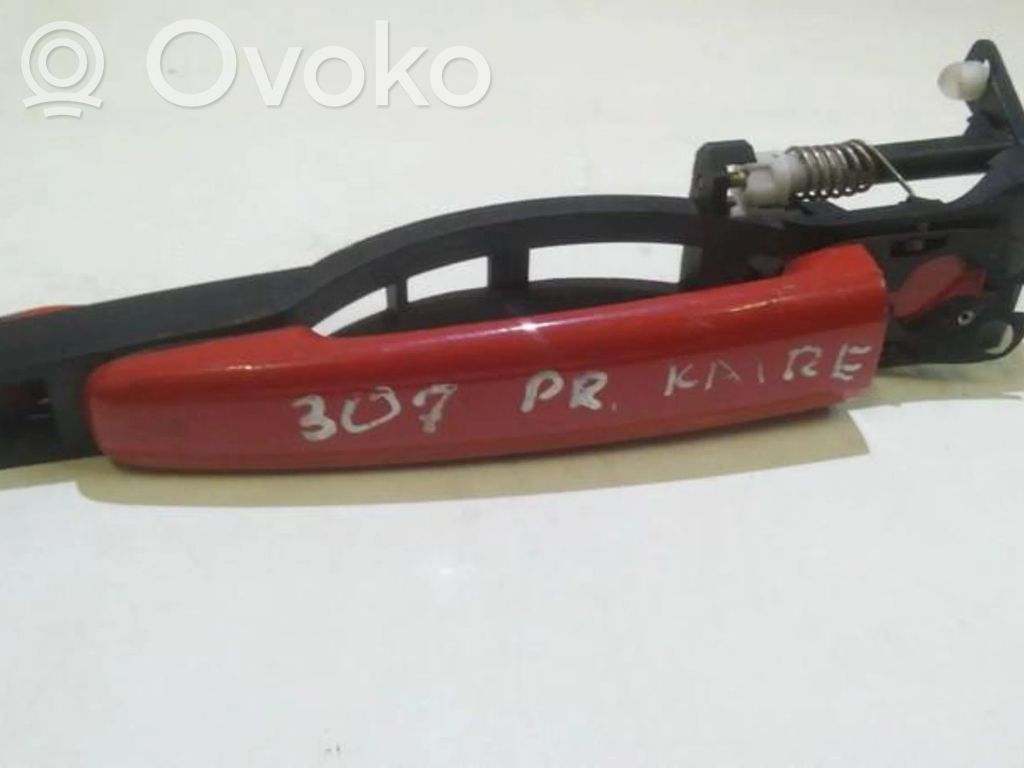Peugeot 307 Klamka zewnętrzna drzwi 