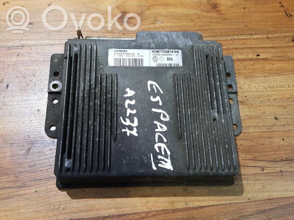 Engine control unit/module   7700106099C,H0M7700874128,7700106099C,H0M7700874128,S103750019A