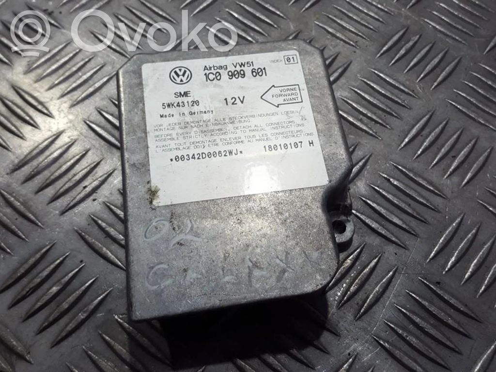 Unidad de control/módulo del Airbag   1C0909601,5WK43120,1C0909601,5WK43120