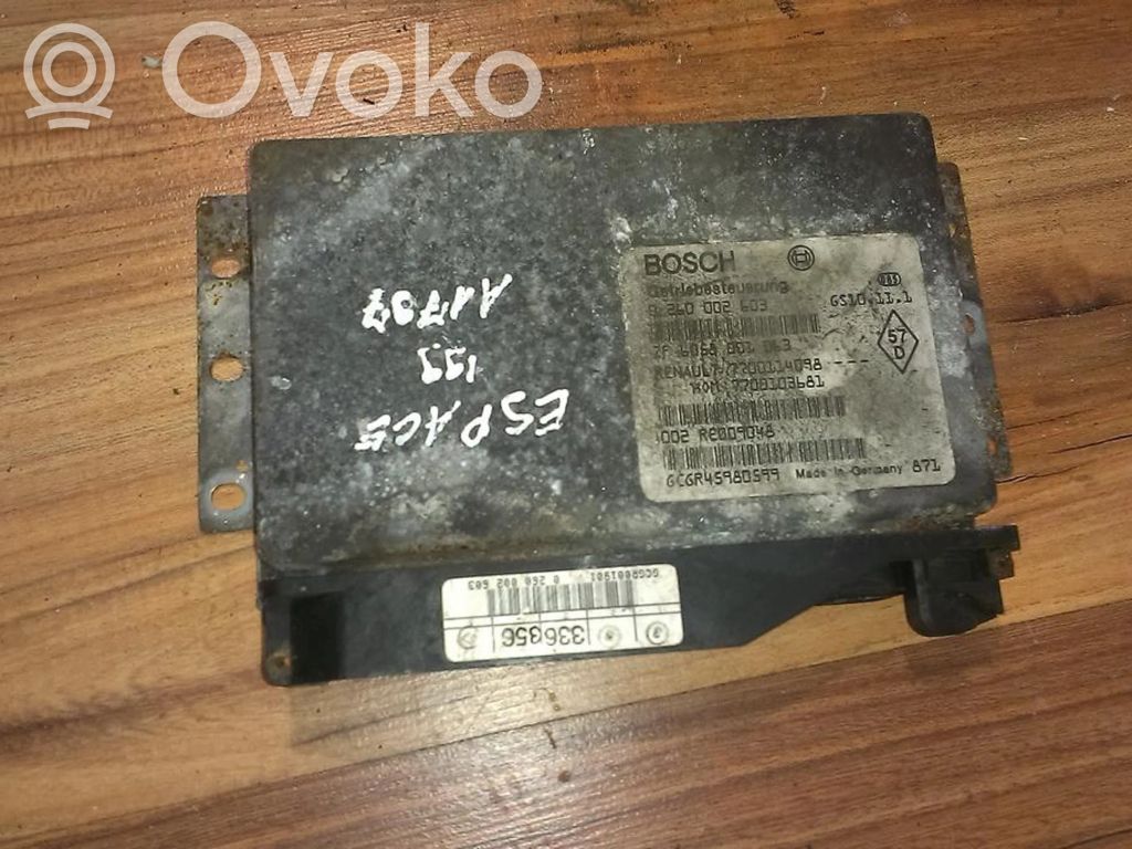 Renault Espace III Sterownik / Moduł ECU 