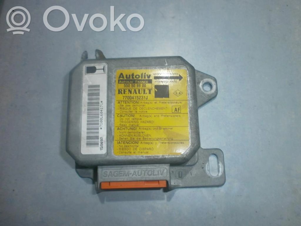 Renault Scenic I Centralina/modulo airbag 