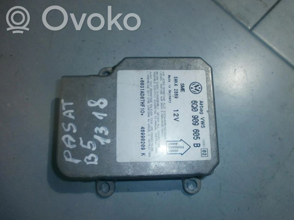 Unidad de control/módulo del Airbag   6Q0909605B,5WK42869,46990209K,5WK42869,6Q0909605B