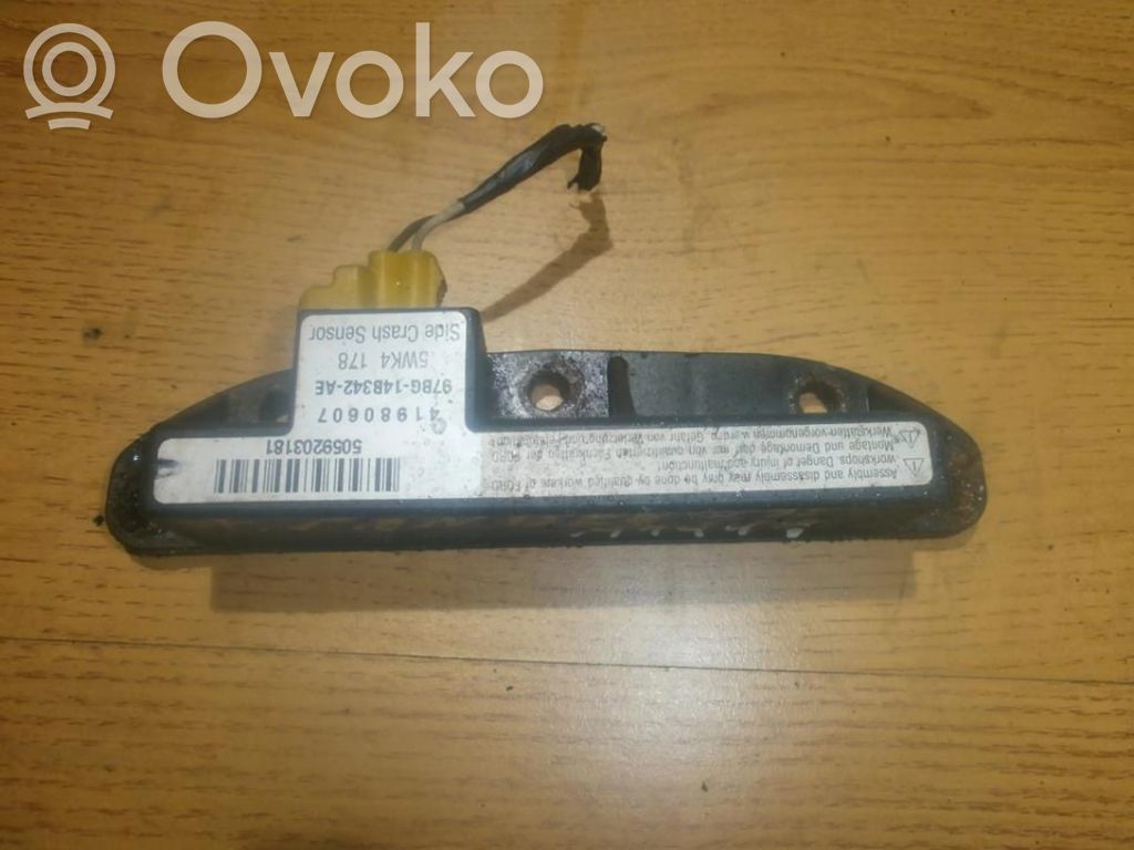 Airbagsensor Crashsensor Drucksensor   97BG14B342AE,97BG14B342AE