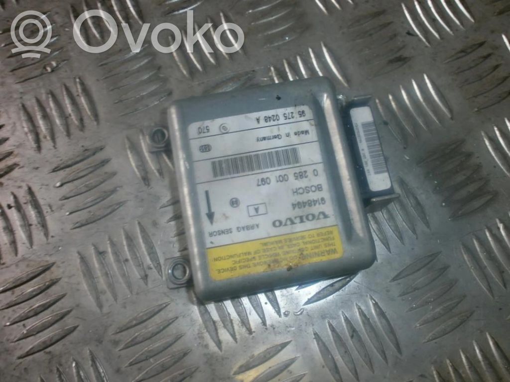 Sterownik / Moduł Airbag   0285001097,952750248A,0285001097,9148494,952750248A