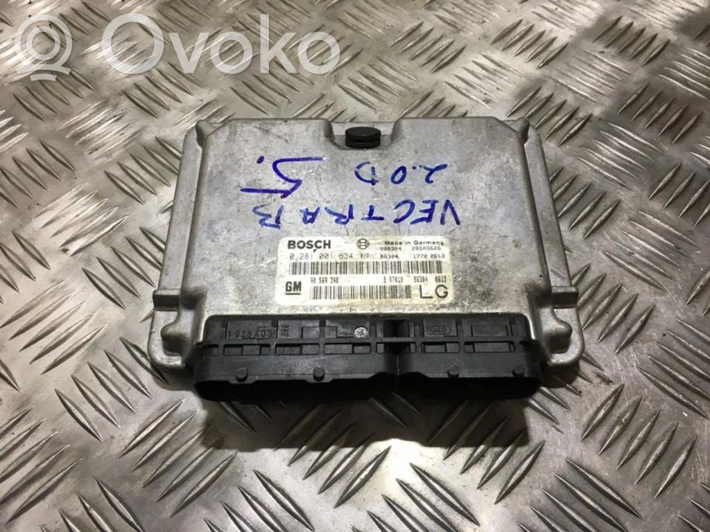 Sterownik / Moduł ECU   0281001634,980304,0281001634,17700613,28SA3626,86304,90569348,980304,B97010863040613